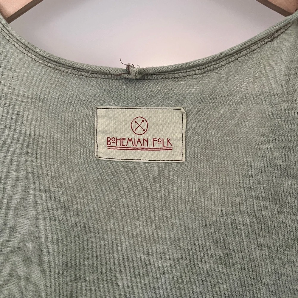 Bohemian Folk Clothing Short Sleeve Princess Dress. - Picture 3 of 5